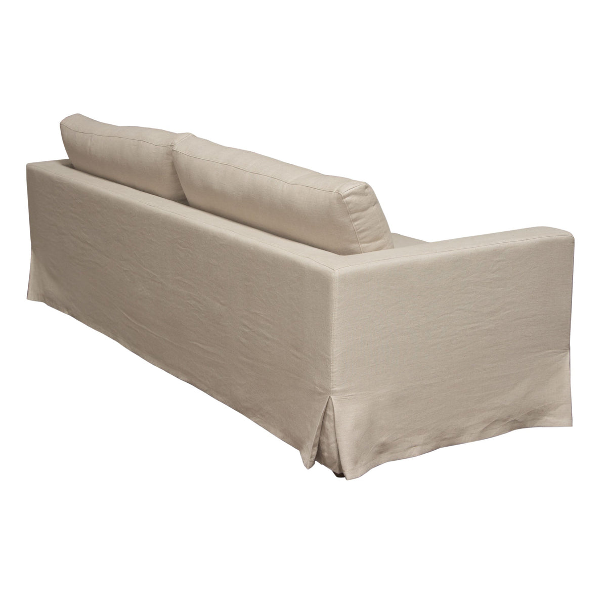 Savannah Linen Slipcover Sofa – detail – Lusso Furniture Miami