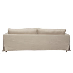 Savannah Linen Slipcover Sofa – room setting – Lusso Furniture Miami