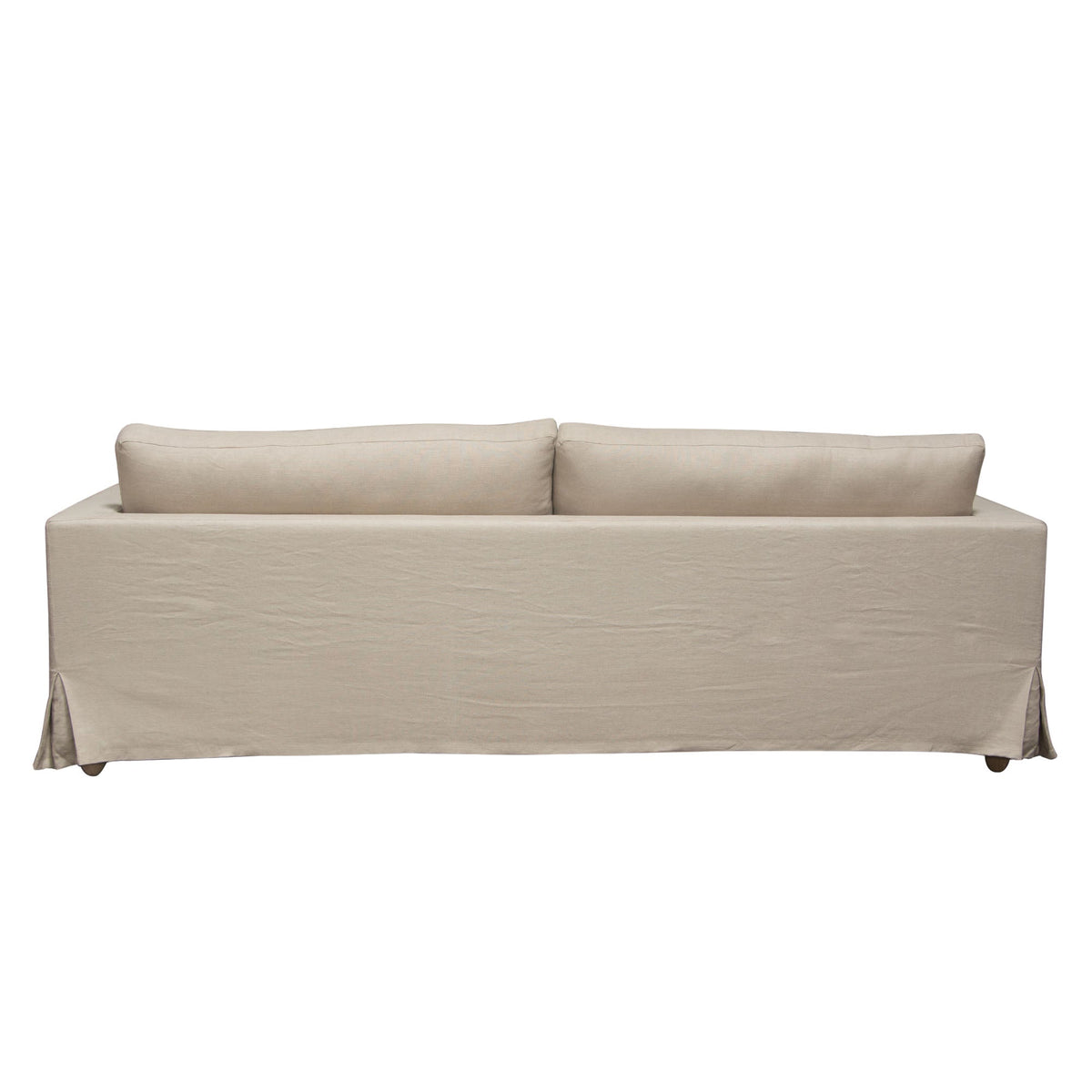 Savannah Linen Slipcover Sofa – room setting – Lusso Furniture Miami