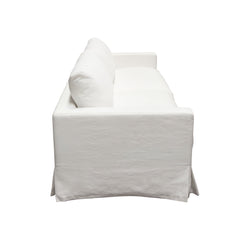 Savannah Linen Slipcover Sofa – view 11 – Lusso Furniture Miami