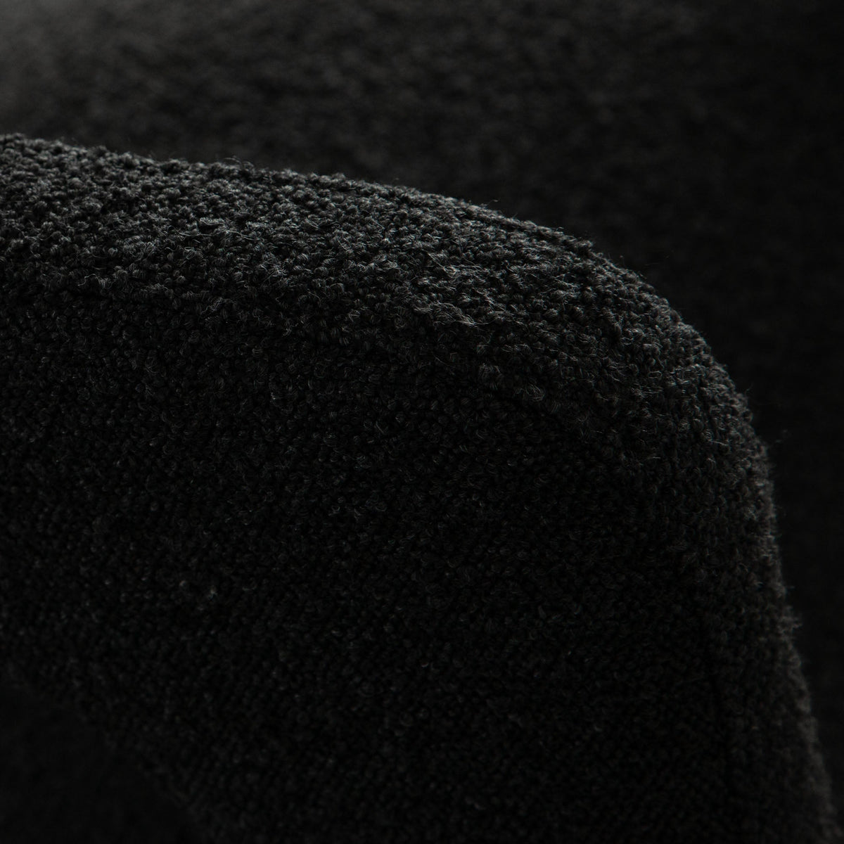 Scout Curved Boucle Dining Chair – view 15 – Lusso Furniture Miami