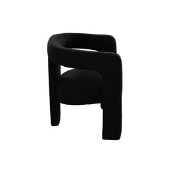 Scout Curved Boucle Dining Chair – view 11 – Lusso Furniture Miami