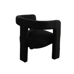 Scout Curved Boucle Dining Chair – view 12 – Lusso Furniture Miami