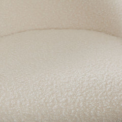 Skyler Boucle Counter Stool Set – top view – Lusso Furniture Miami