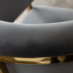 Solstice Velvet Counter Stool – room setting – Lusso Furniture Miami