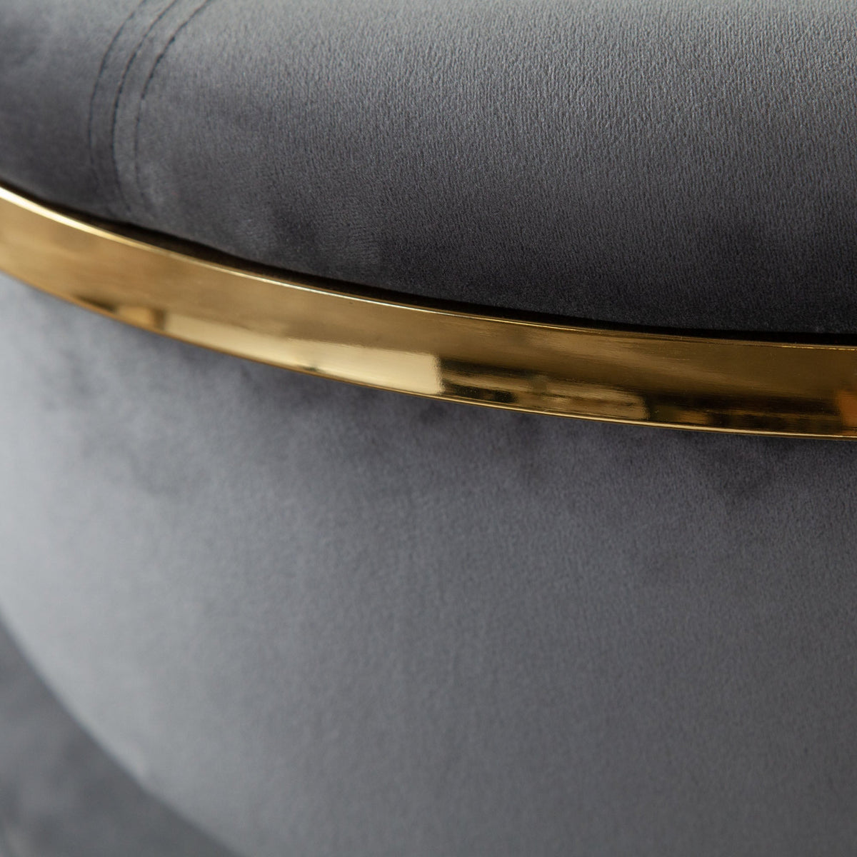 Solstice Velvet Counter Stool – close-up – Lusso Furniture Miami
