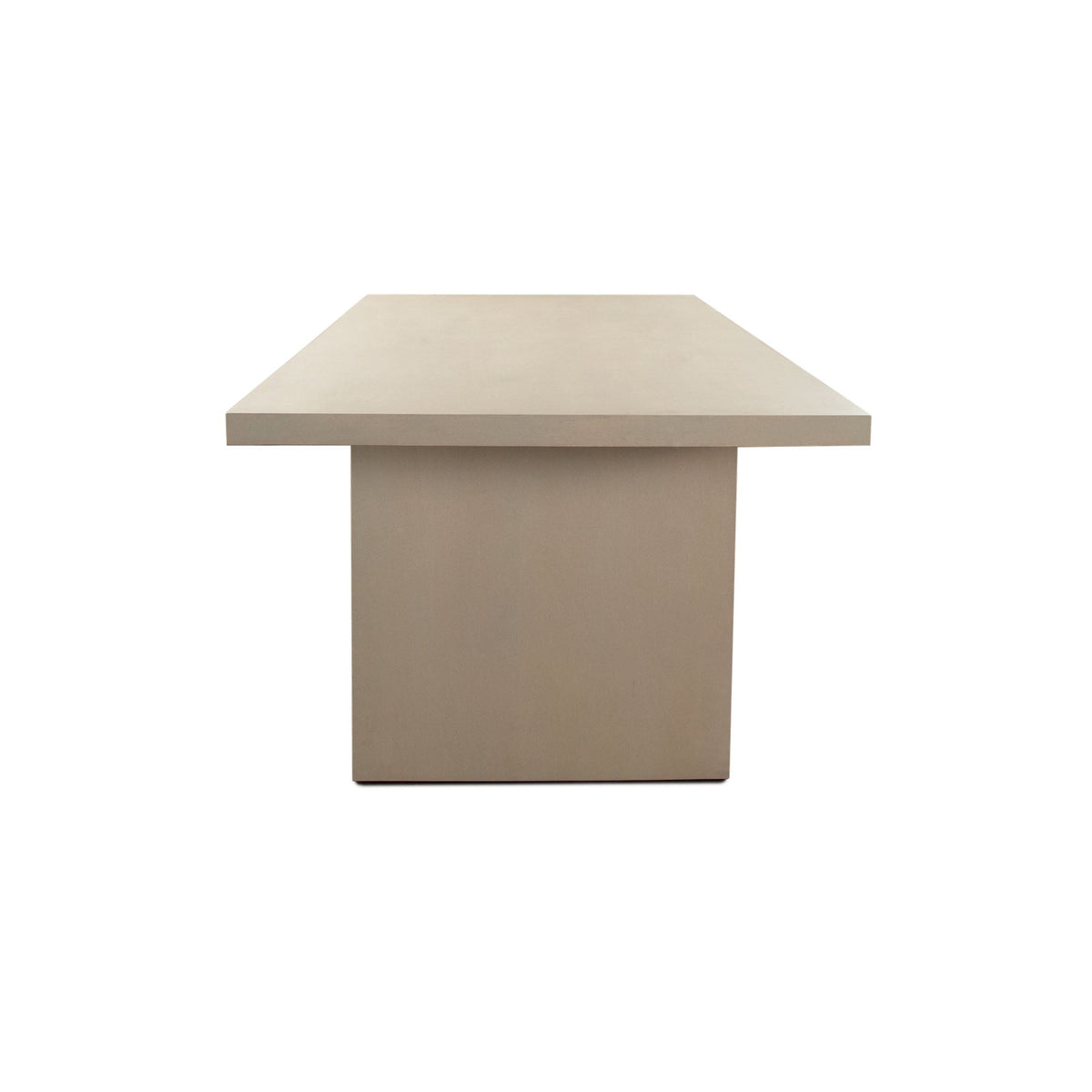 Sonoma Mango Wood Dining Table – side view – Lusso Furniture Miami