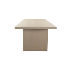 Sonoma Mango Wood Dining Table – side view – Lusso Furniture Miami