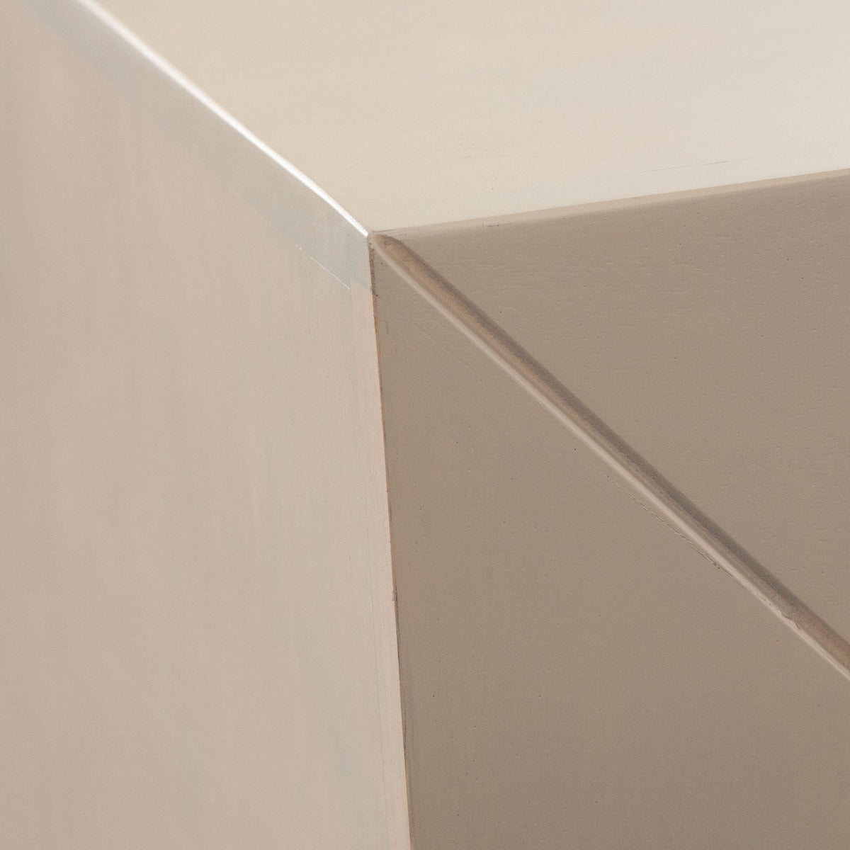 Sonoma Square Wood Coffee Table – back view – Lusso Furniture Miami