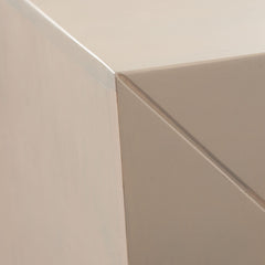 Sonoma Square Wood Coffee Table – back view – Lusso Furniture Miami