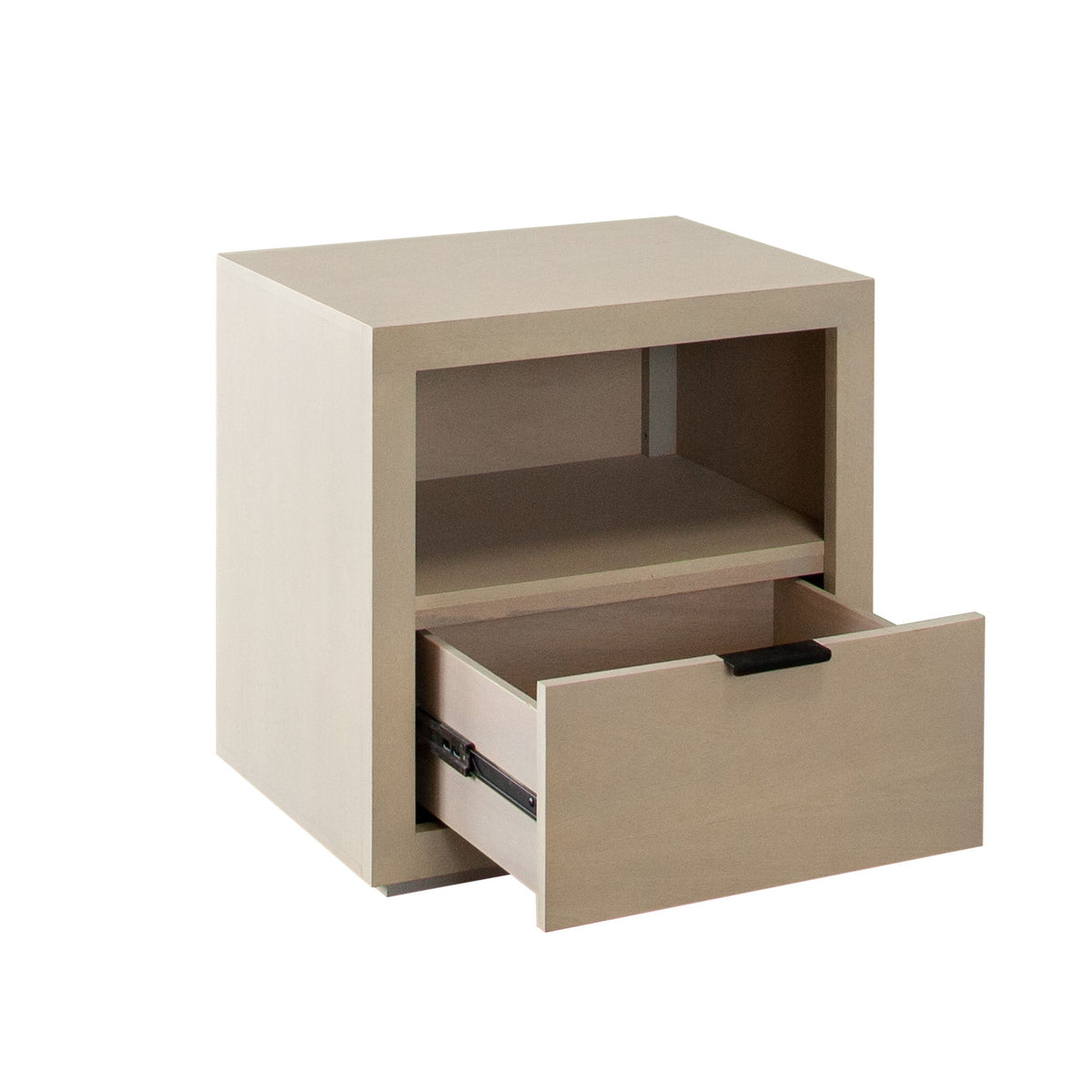 Sonoma Mango Wood Nightstand – side view – Lusso Furniture Miami