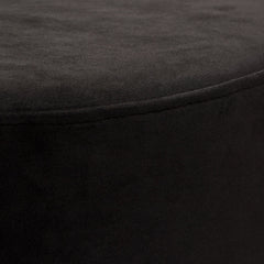 Sorbet Round Velvet Ottoman – top view – Lusso Furniture Miami