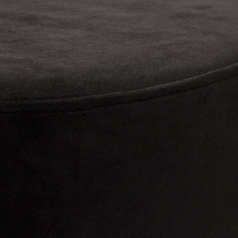 Sorbet Round Velvet Ottoman-zoom-