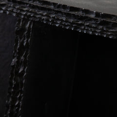 Spectre Black Slate Marble Accent Table – detail – Lusso Furniture Miami