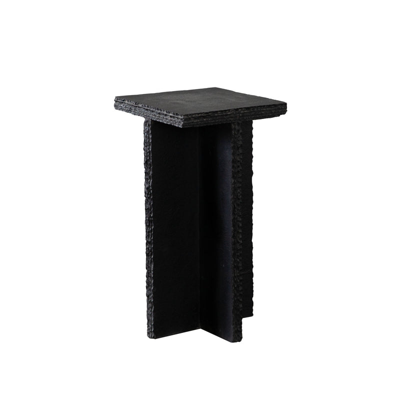Spectre Black Slate Marble Accent Table-zoom-