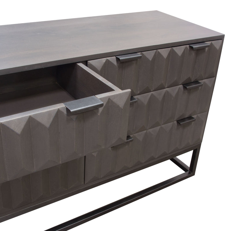 Spectrum Carved Mango Wood Dresser-zoom-