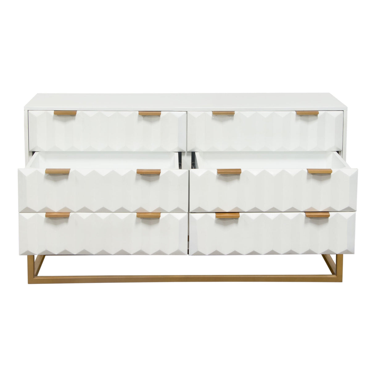 Spectrum Carved Mango Wood Dresser – alternate view – Lusso Furniture Miami