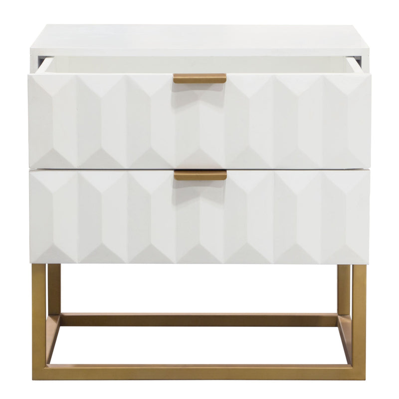Spectrum Two Drawer Mango Wood End Table-zoom-