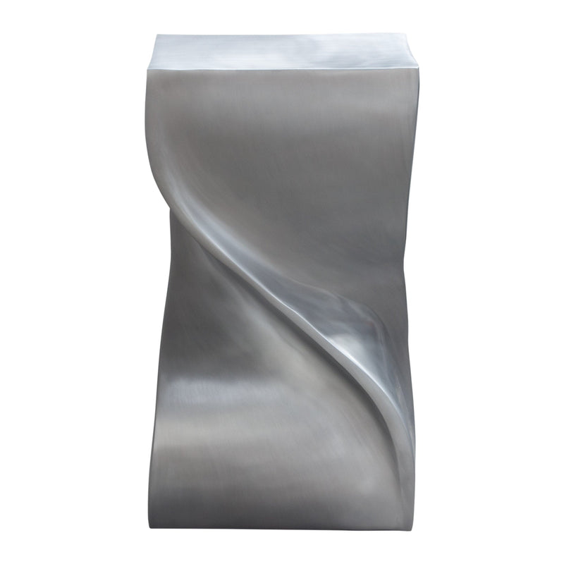Spire Cast Aluminum Spiral Accent Table-zoom-