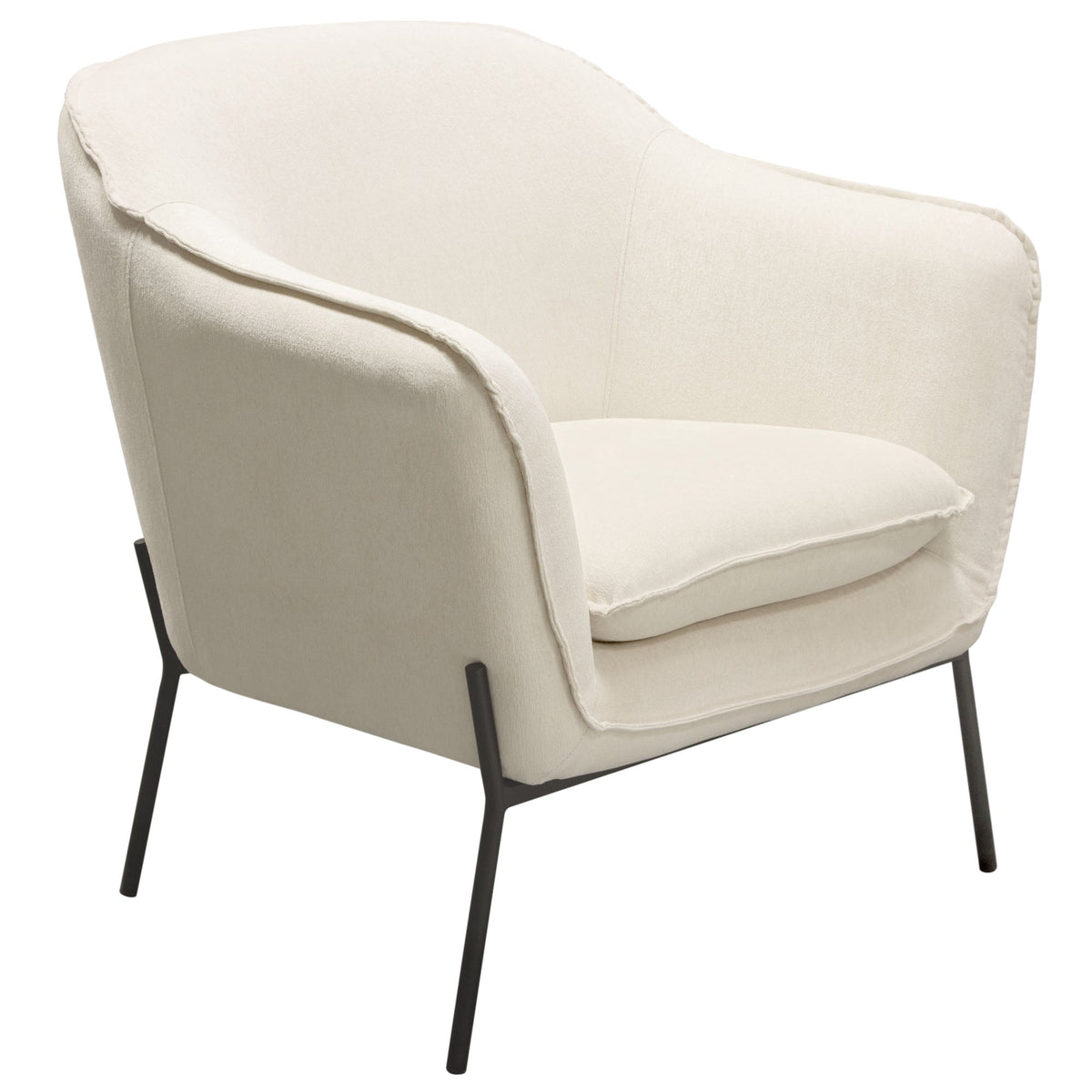 Status Metal Leg Accent Chair – view 18 – Lusso Furniture Miami