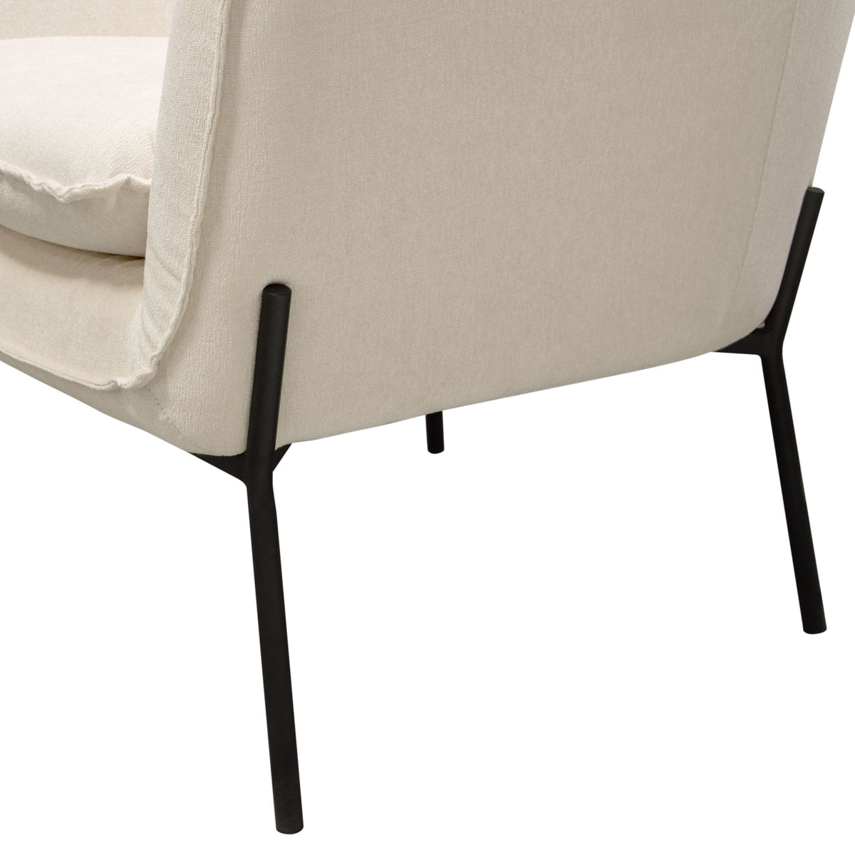 Status Metal Leg Accent Chair – view 24 – Lusso Furniture Miami