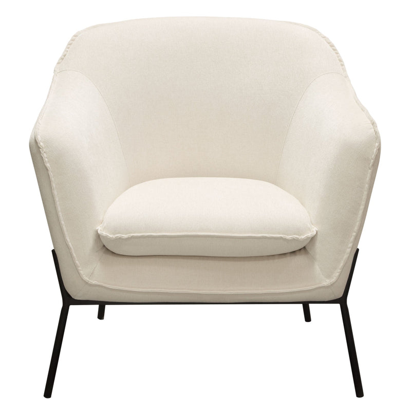 Status Metal Leg Accent Chair-zoom-