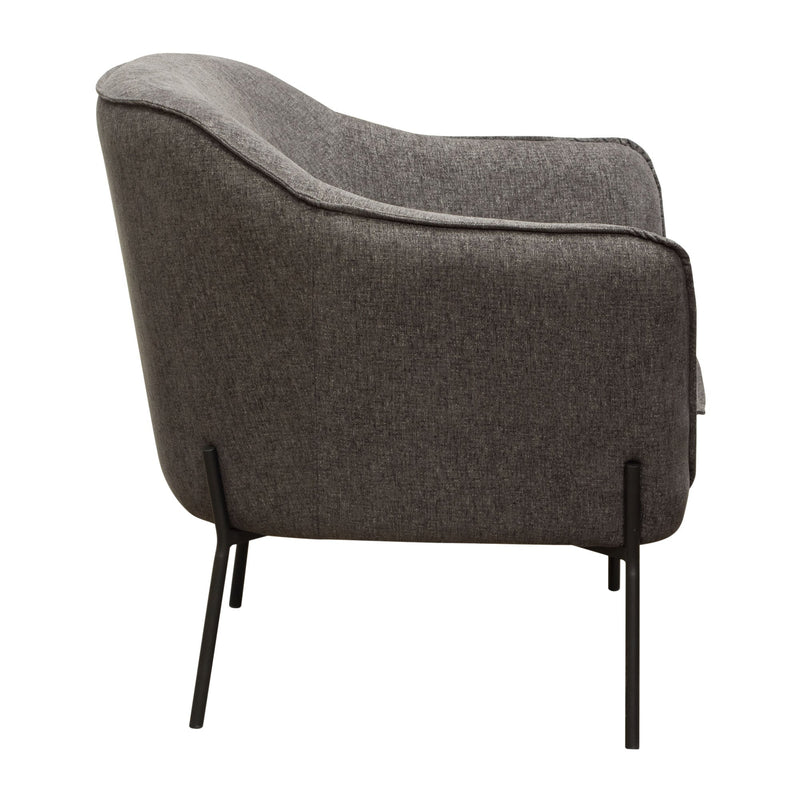 Status Metal Leg Accent Chair-zoom-