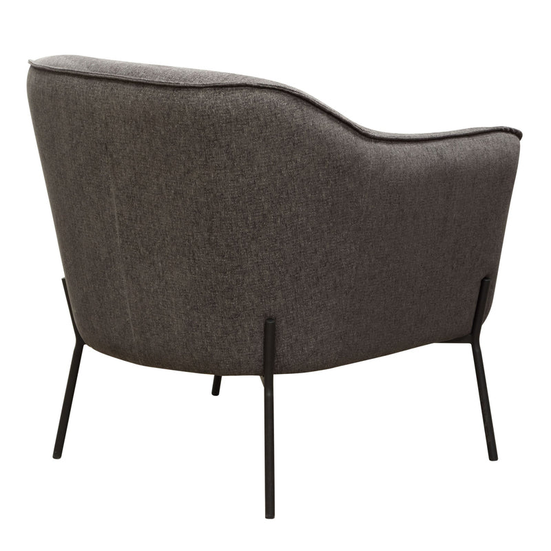 Status Metal Leg Accent Chair-zoom-