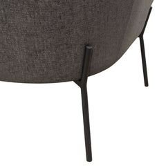 Status Metal Leg Accent Chair – back view – Lusso Furniture Miami