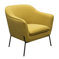 Status Metal Leg Accent Chair – finish detail – Lusso Furniture Miami
