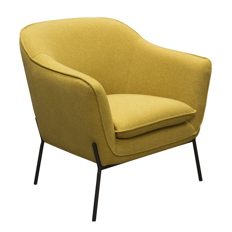 Status Metal Leg Accent Chair-zoom-