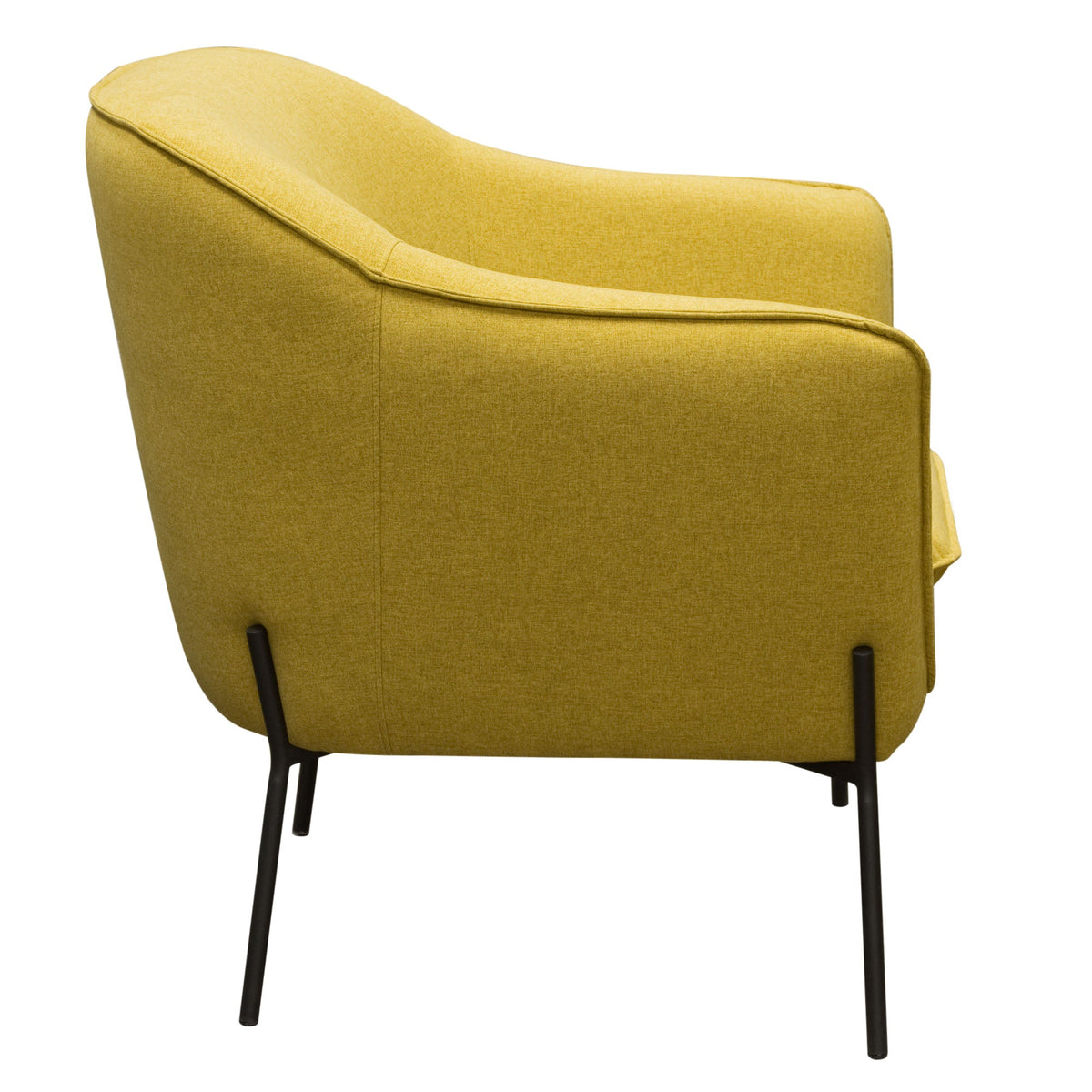 Status Metal Leg Accent Chair – view 11 – Lusso Furniture Miami