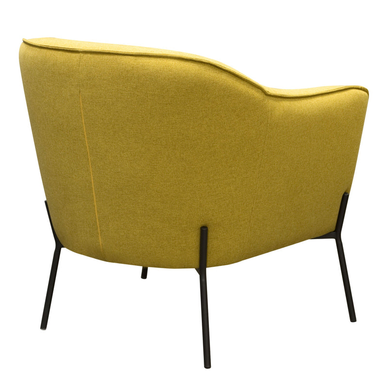 Status Metal Leg Accent Chair-zoom-