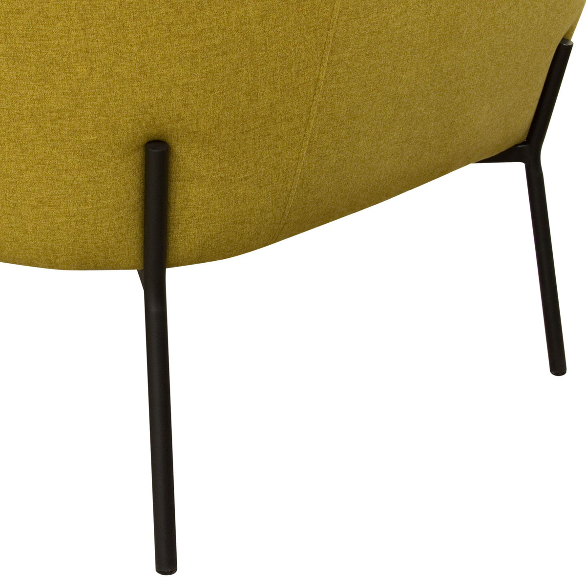 Status Metal Leg Accent Chair – view 14 – Lusso Furniture Miami