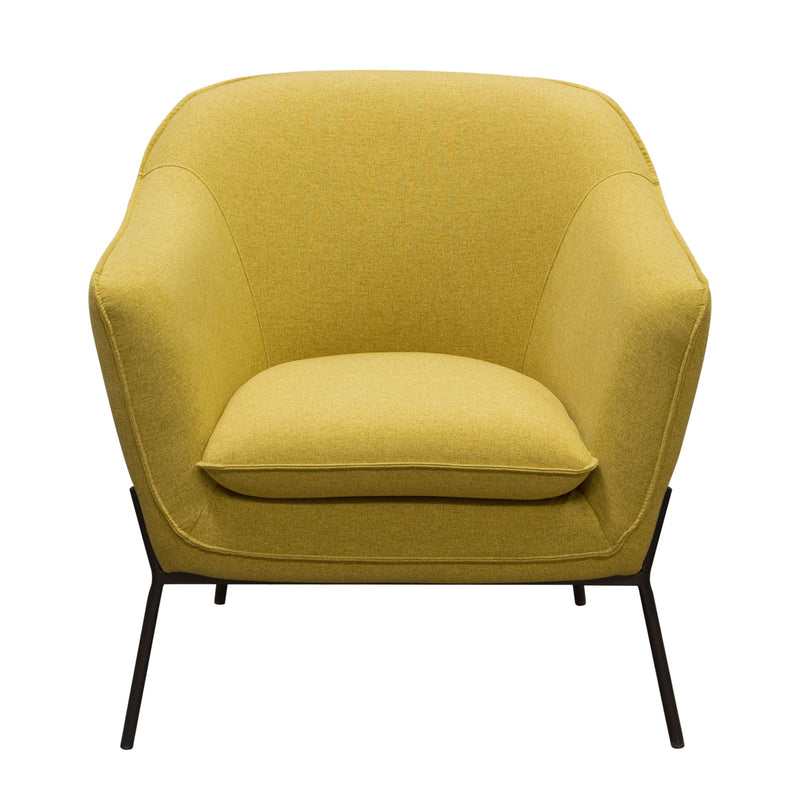 Status Metal Leg Accent Chair-zoom-
