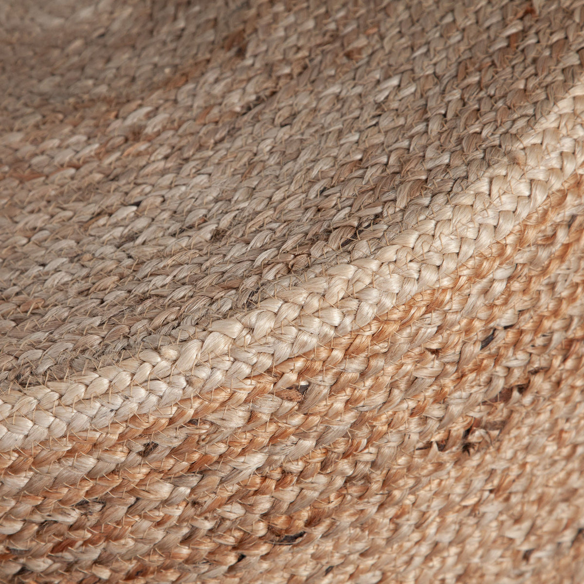 Jute Round Accent Stool – detail – Lusso Furniture Miami