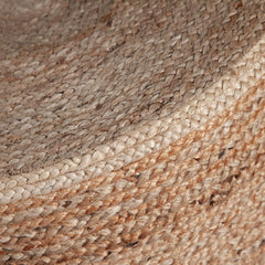 Jute Round Accent Stool – detail – Lusso Furniture Miami