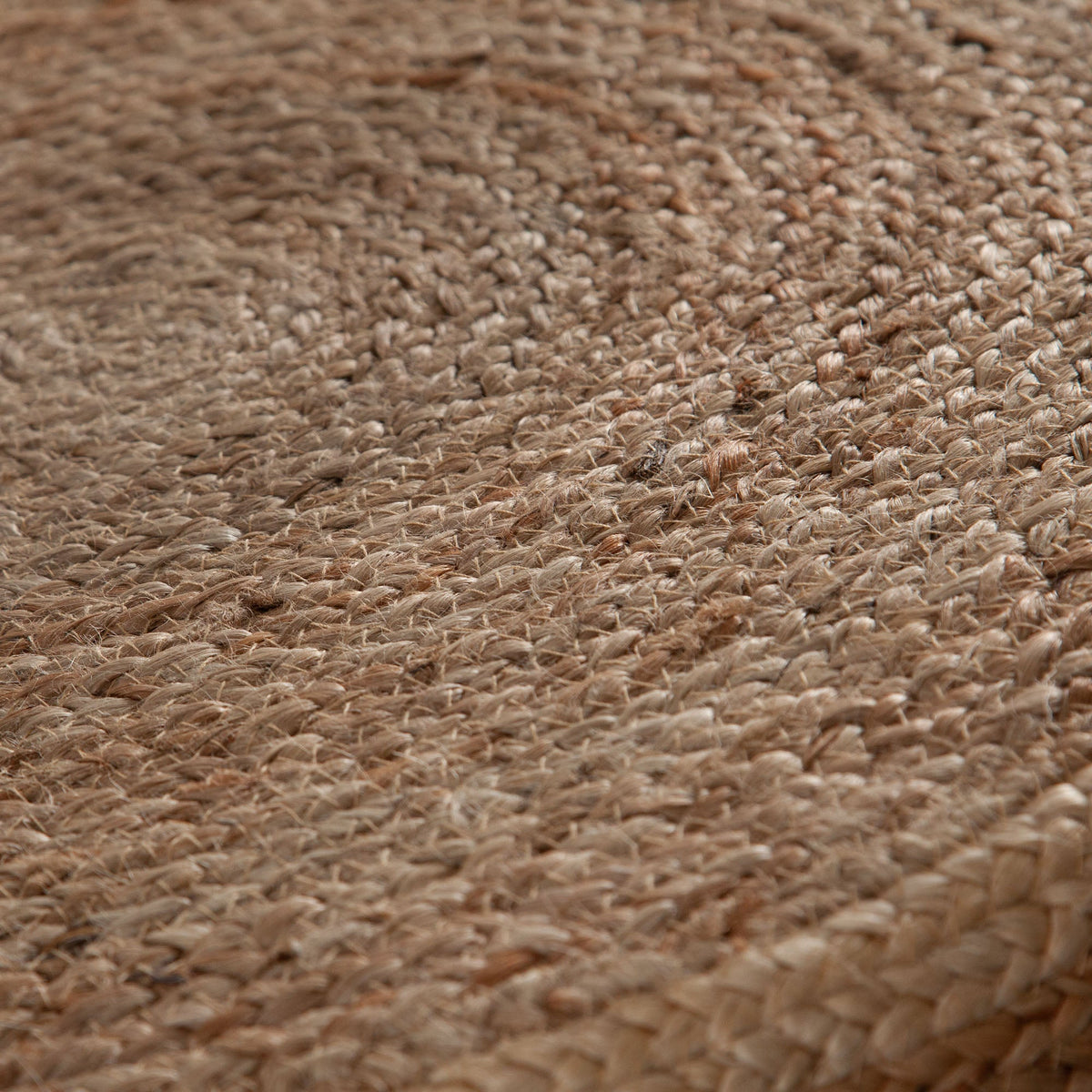Jute Round Accent Stool – back view – Lusso Furniture Miami