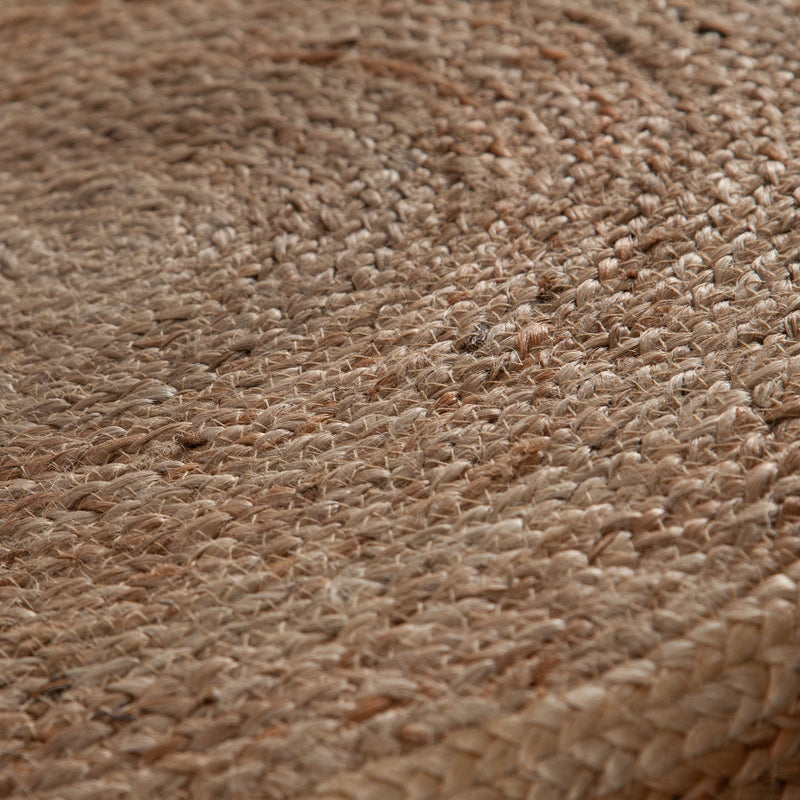 Jute Round Accent Stool-zoom-