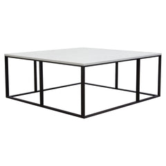 Surface Engineered Marble Coffee Table – room setting – Lusso Furniture Miami