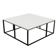 Surface Engineered Marble Coffee Table – back view – Lusso Furniture Miami