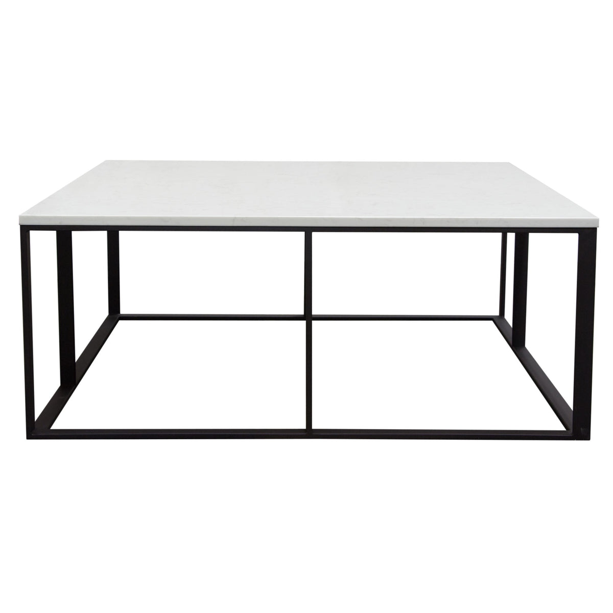 Surface Engineered Marble Coffee Table – top view – Lusso Furniture Miami
