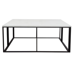 Surface Engineered Marble Coffee Table – top view – Lusso Furniture Miami