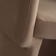 Tess Barrel Back Dining Chair – close-up – Lusso Furniture Miami
