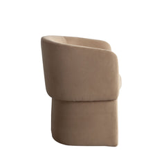 Tess Barrel Back Dining Chair – side view – Lusso Furniture Miami