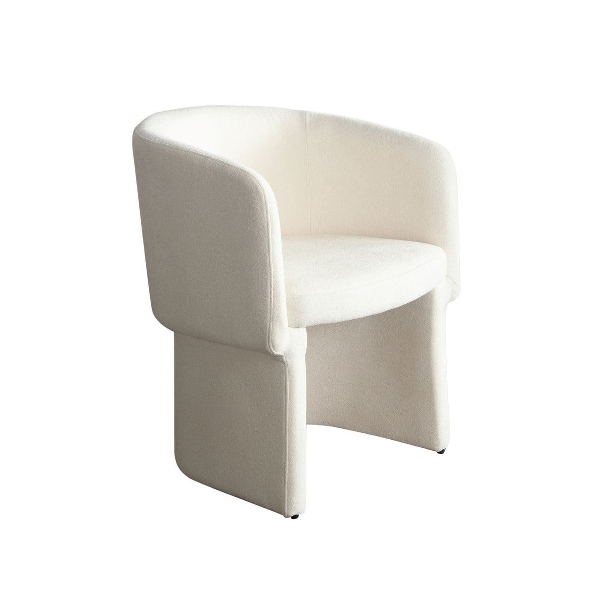 Tess Barrel Back Dining Chair – finish detail – Lusso Furniture Miami