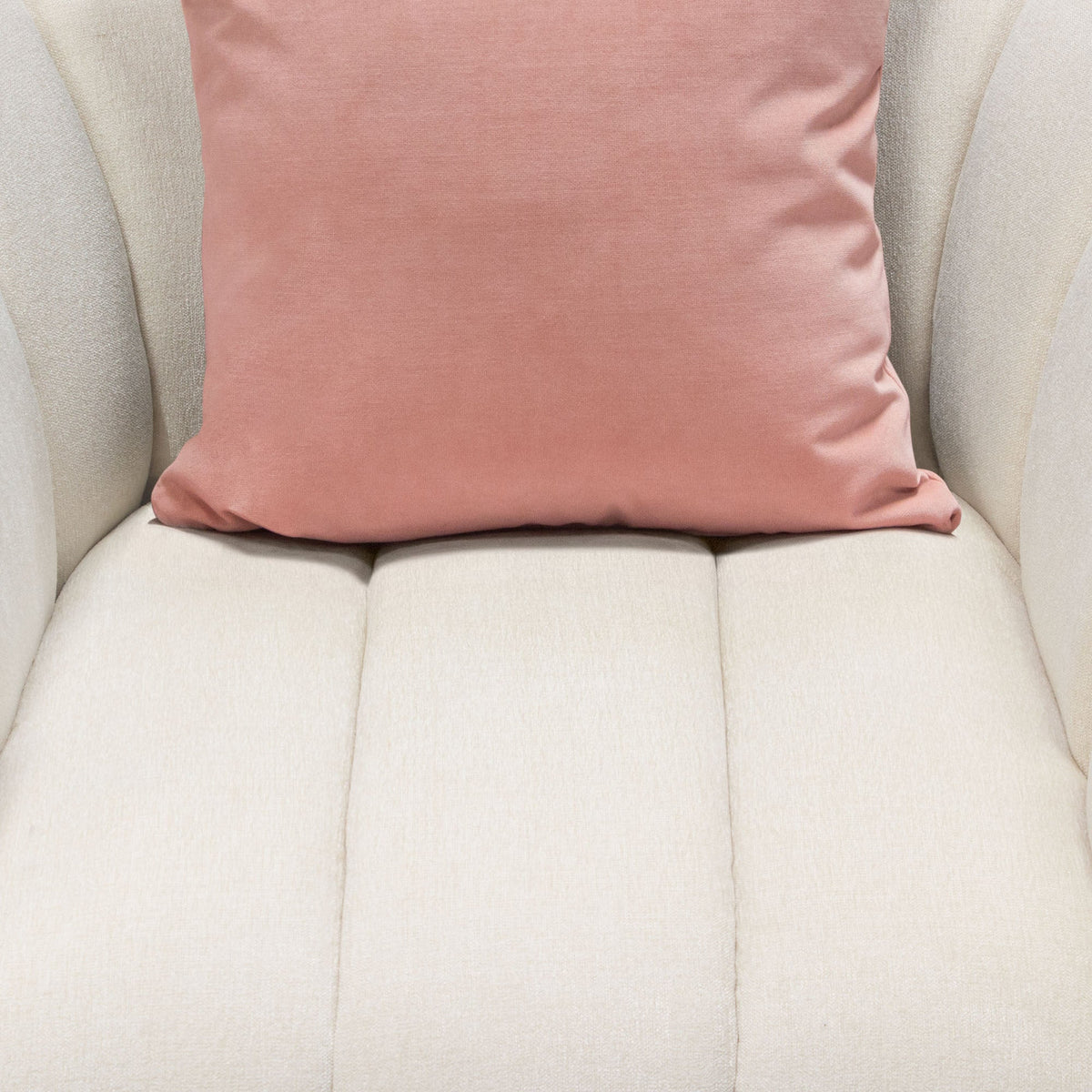 Venus Channel Tufted Accent Chair – top view – Lusso Furniture Miami