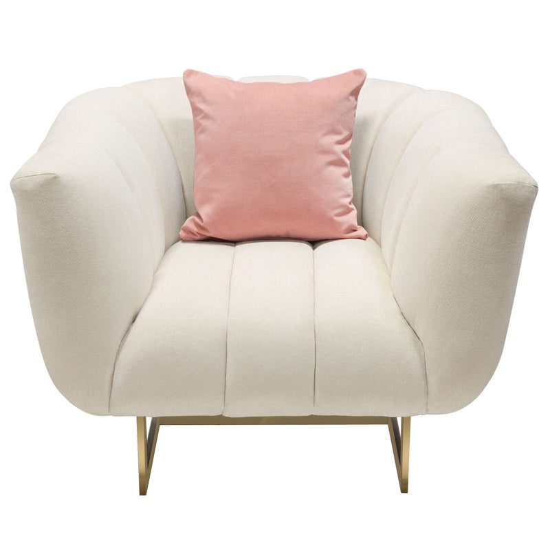 Venus Channel Tufted Accent Chair-zoom-