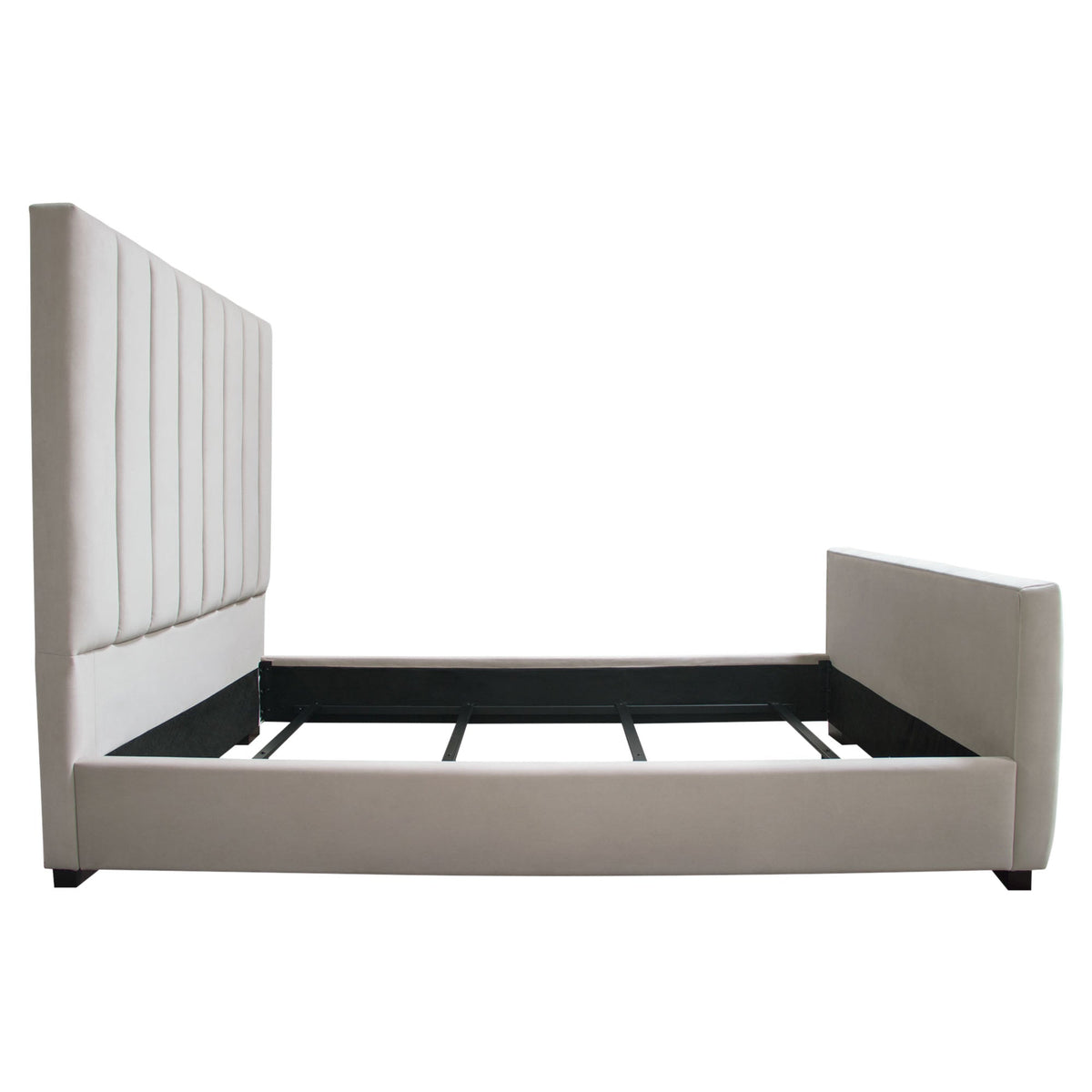 Venus Channel Tufted Velvet Bed – view 21 – Lusso Furniture Miami