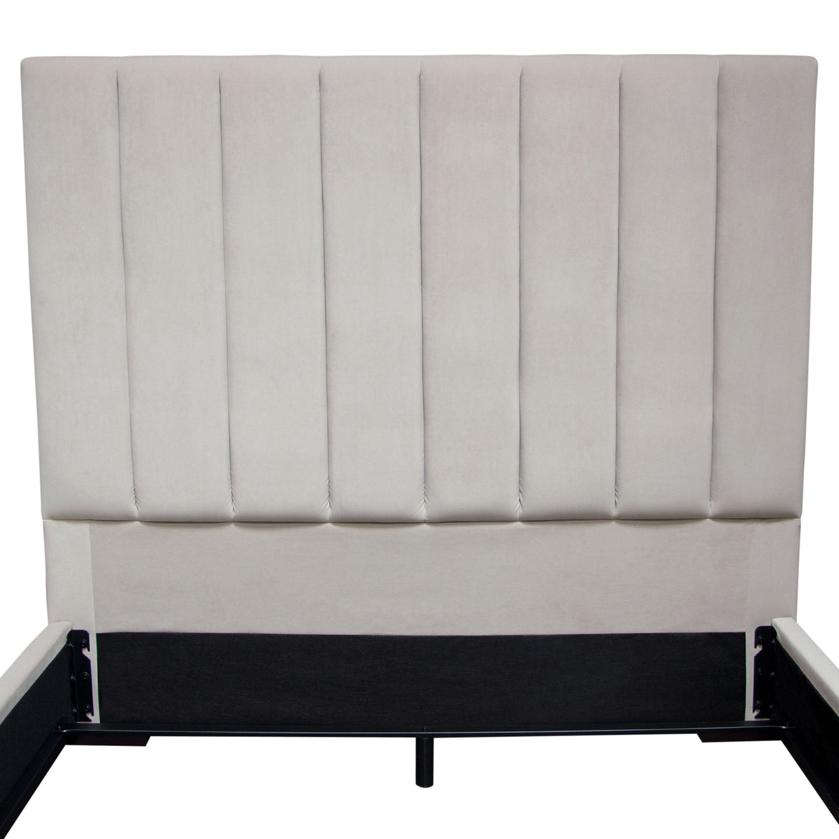 Venus Channel Tufted Velvet Bed – view 15 – Lusso Furniture Miami